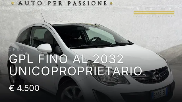 Opel GPL fino al 2032 Unicoproprietario 2012