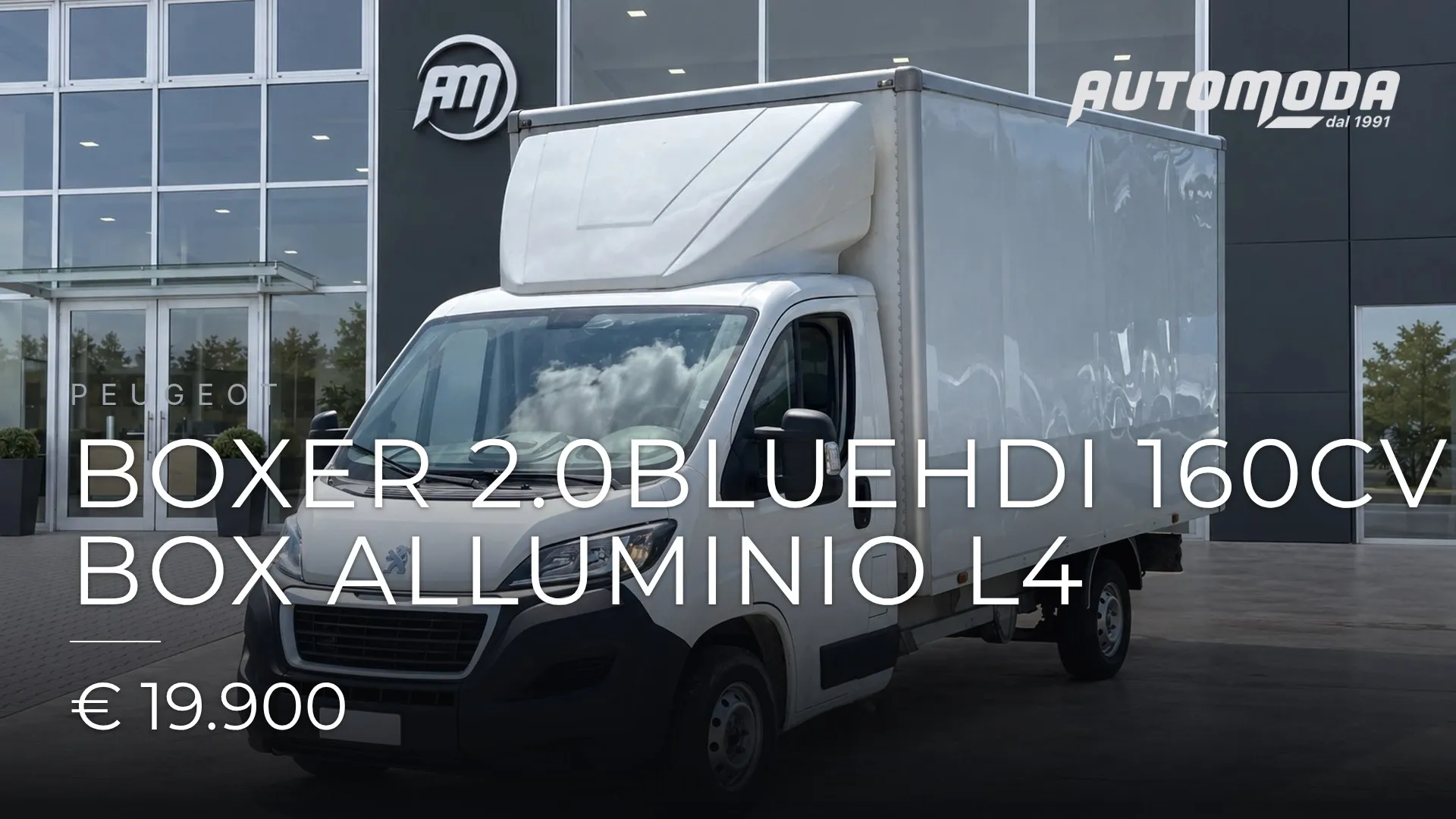 PEUGEOT Boxer 2.0BlueHDi 160CV BOX ALLUMINIO L4 2018