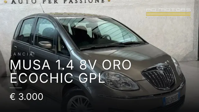 Lancia Musa 1.4 8v Oro ecochic Gpl 2009