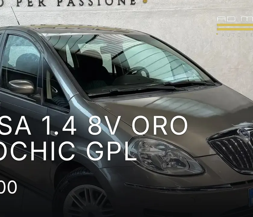 Lancia Musa 1.4 8v Oro ecochic Gpl 2009
