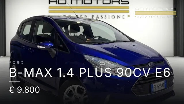 Ford B-Max 1.4 Plus 90cv E6 2017