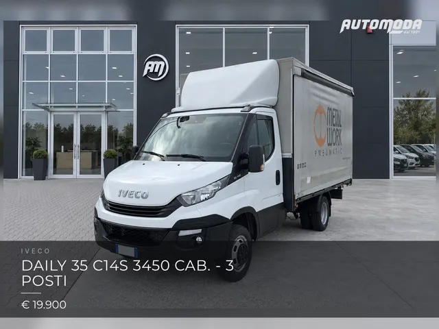 Iveco daily 35 C14S 3450 cab. - 3 posti 2019