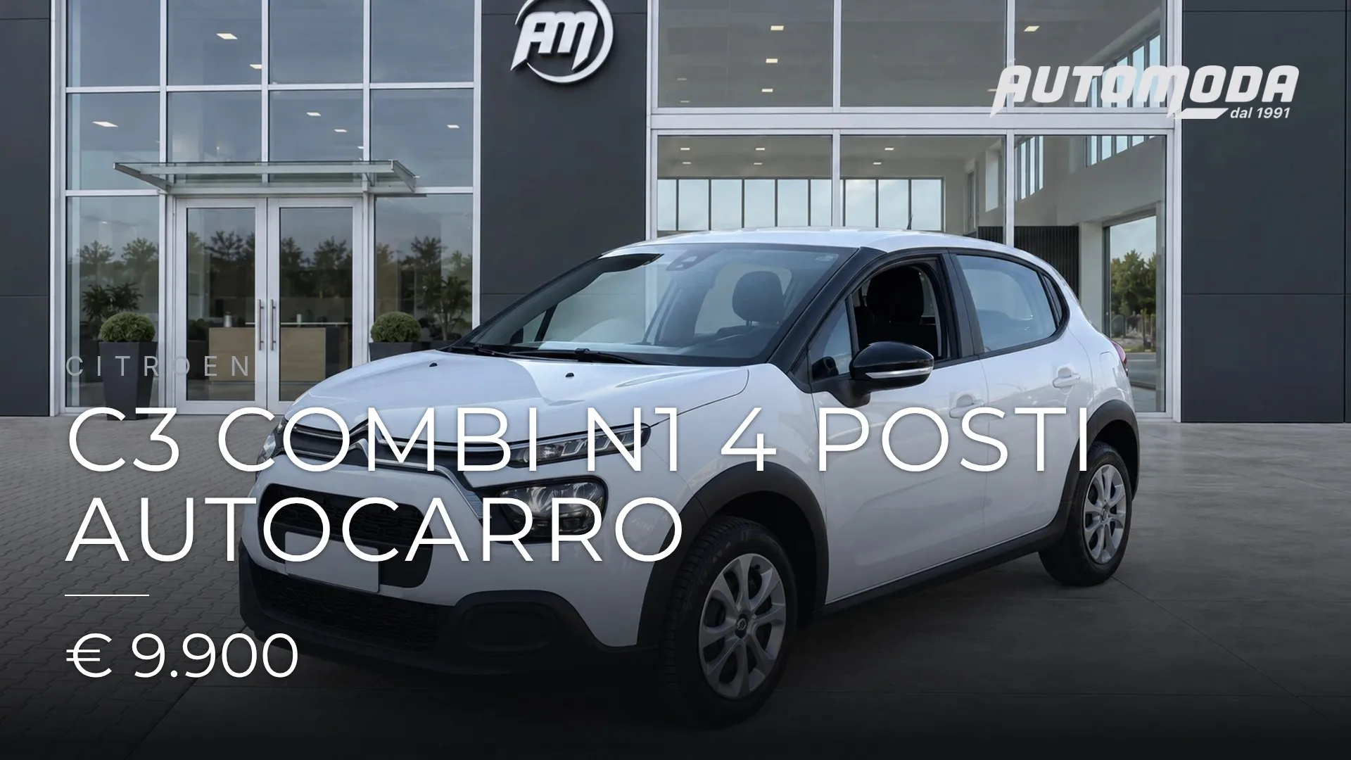 CITROEN C3 COMBI N1 4 POSTI AUTOCARRO 2023