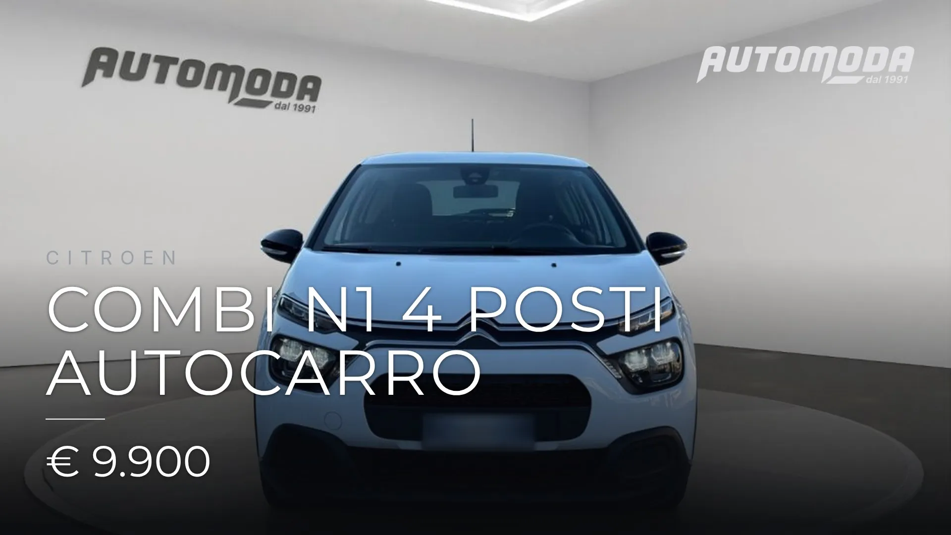CITROEN COMBI N1 4 POSTI AUTOCARRO 2023