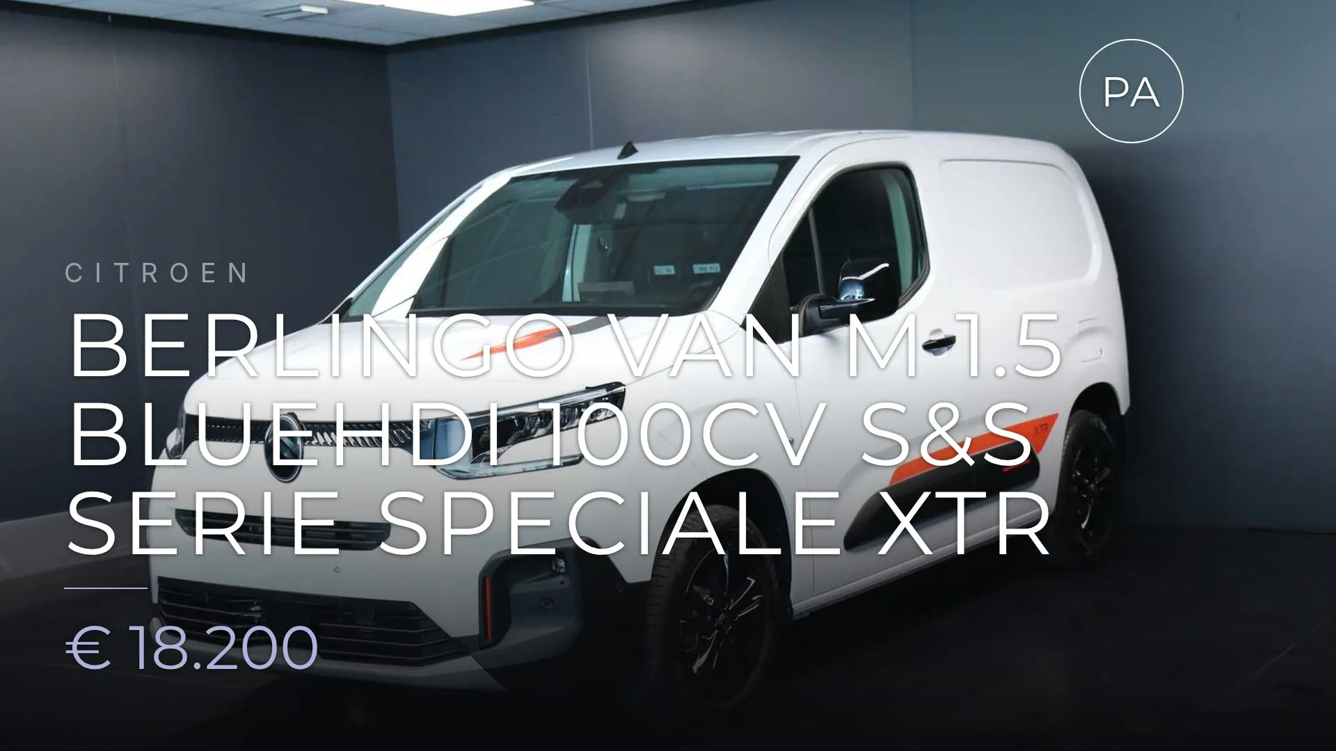 Citroen Berlingo van M 1.5 bluehdi 100cv S&S Serie Speciale XTR 2026
