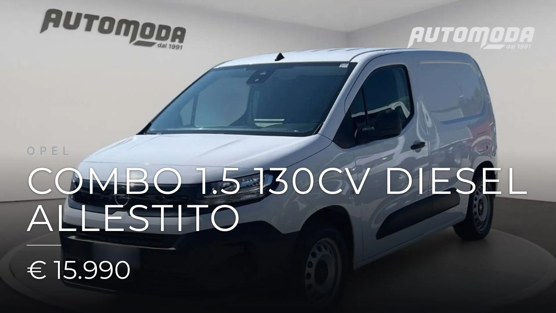 OPEL Combo 1.5 130CV DIESEL ALLESTITO 2025