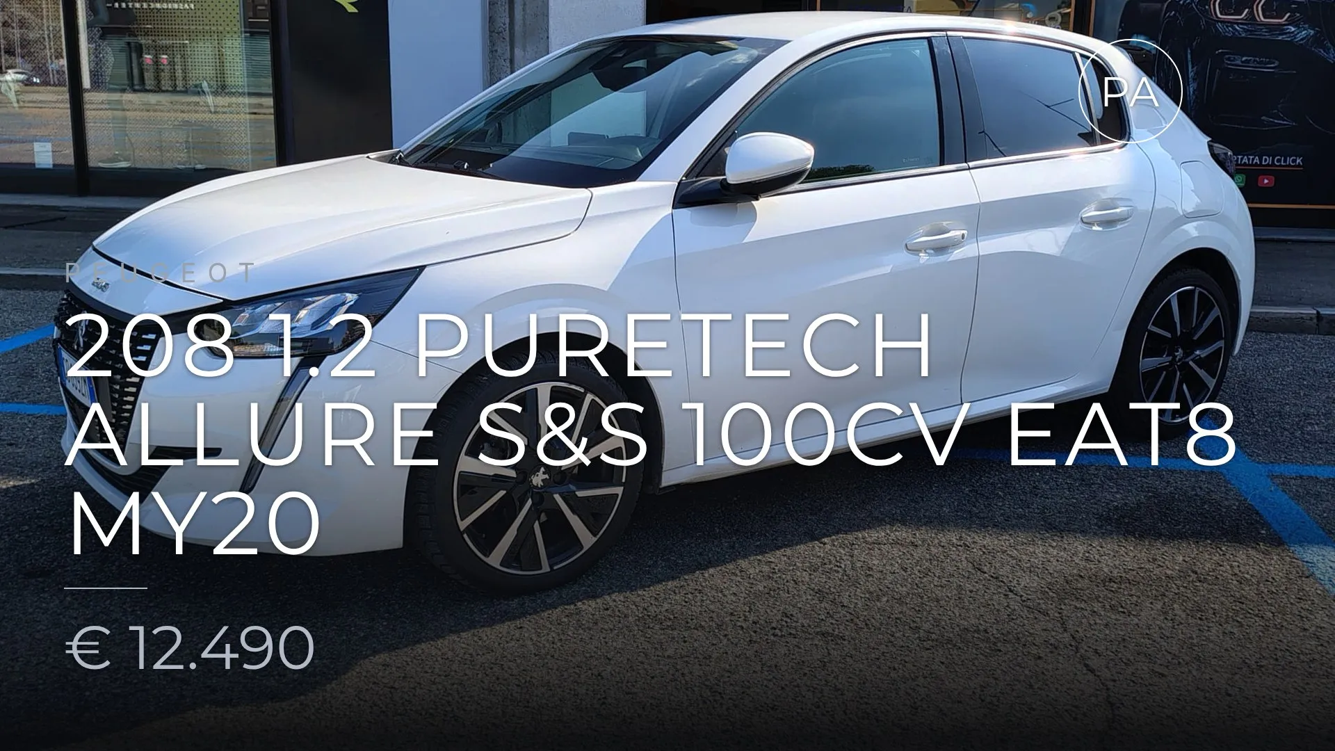 Peugeot 208 1.2 puretech Allure s&s 100cv eat8 my20 2020