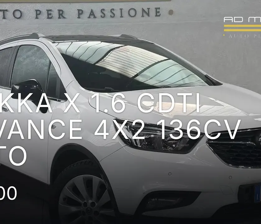 Opel Mokka X 1.6 cdti Advance 4x2 136cv auto 2018