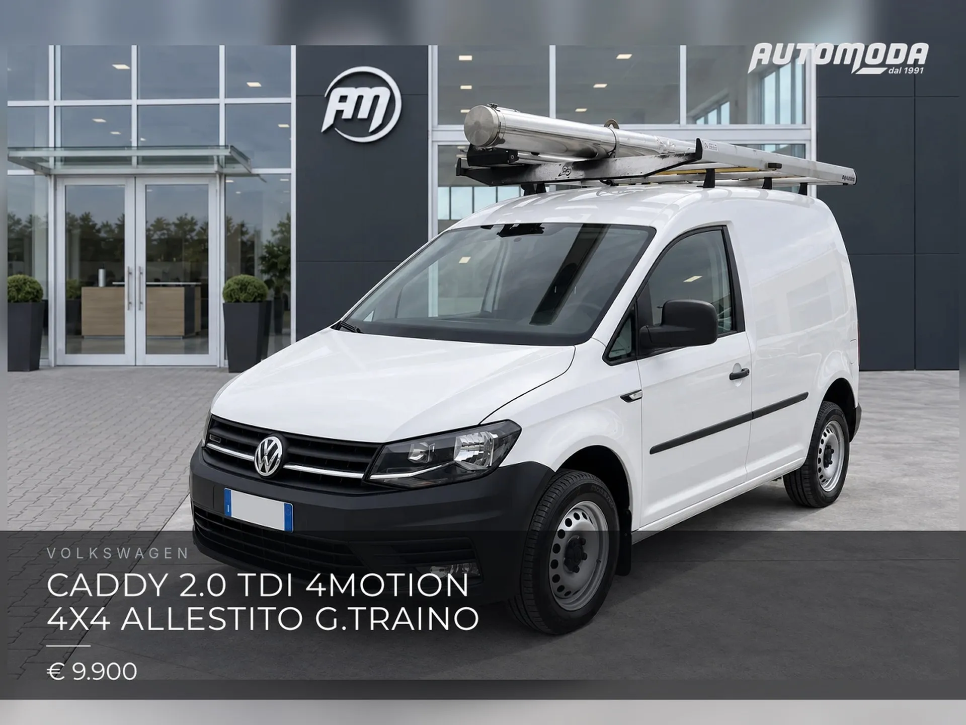Volkswagen Caddy 2.0 TDI 4MOTION 4X4 ALLESTITO G.TRAINO 2019