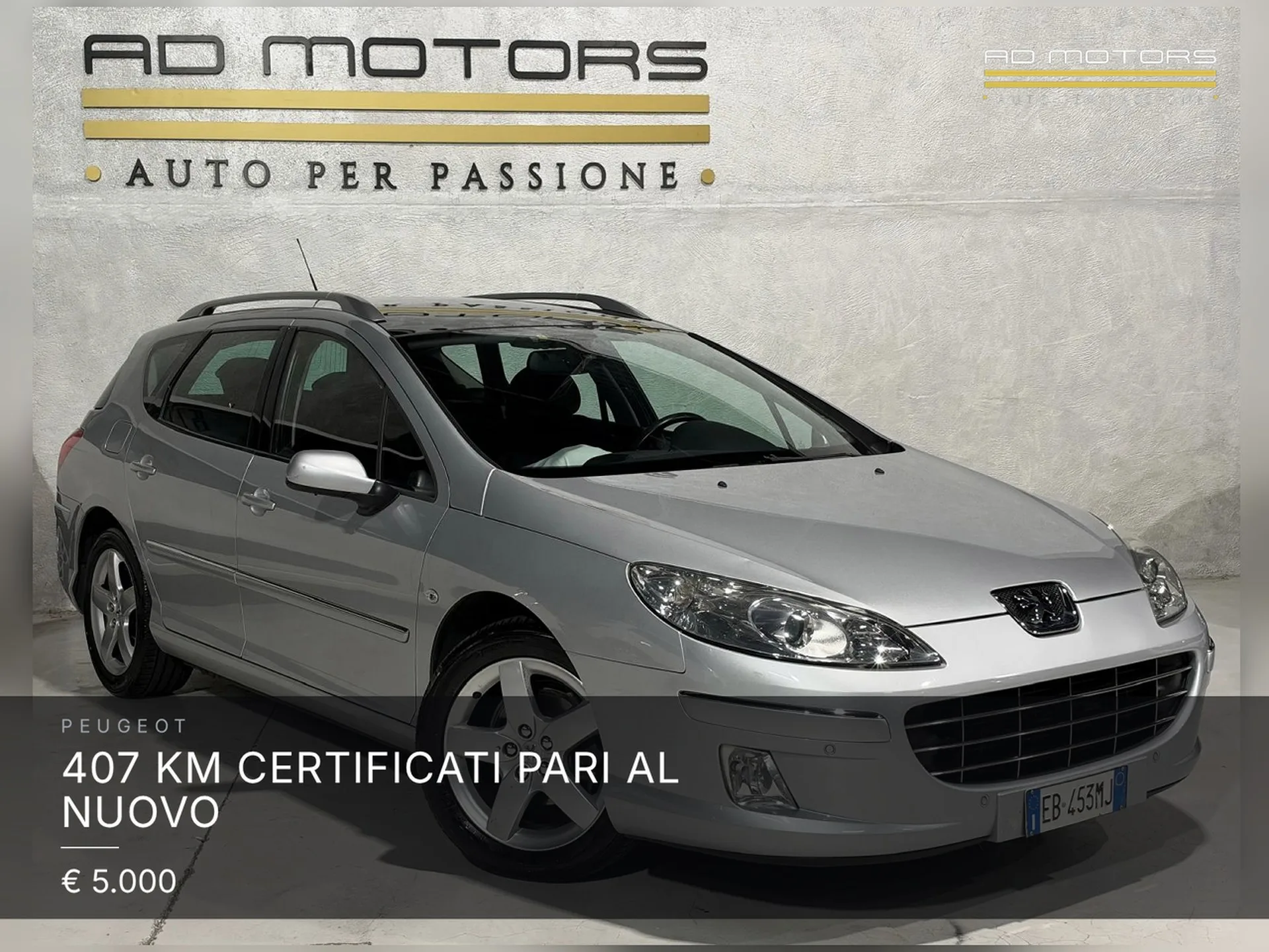 Peugeot 407 Km certificati PARI AL NUOVO 2010