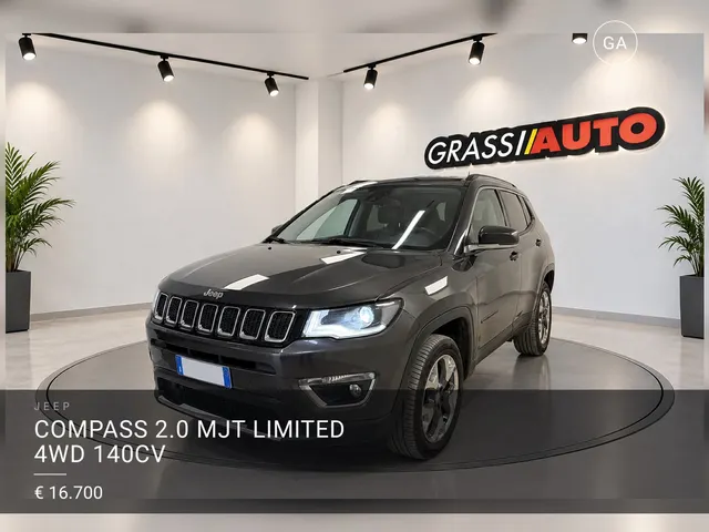 Jeep Compass 2.0 mjt Limited 4wd 140cv 2018