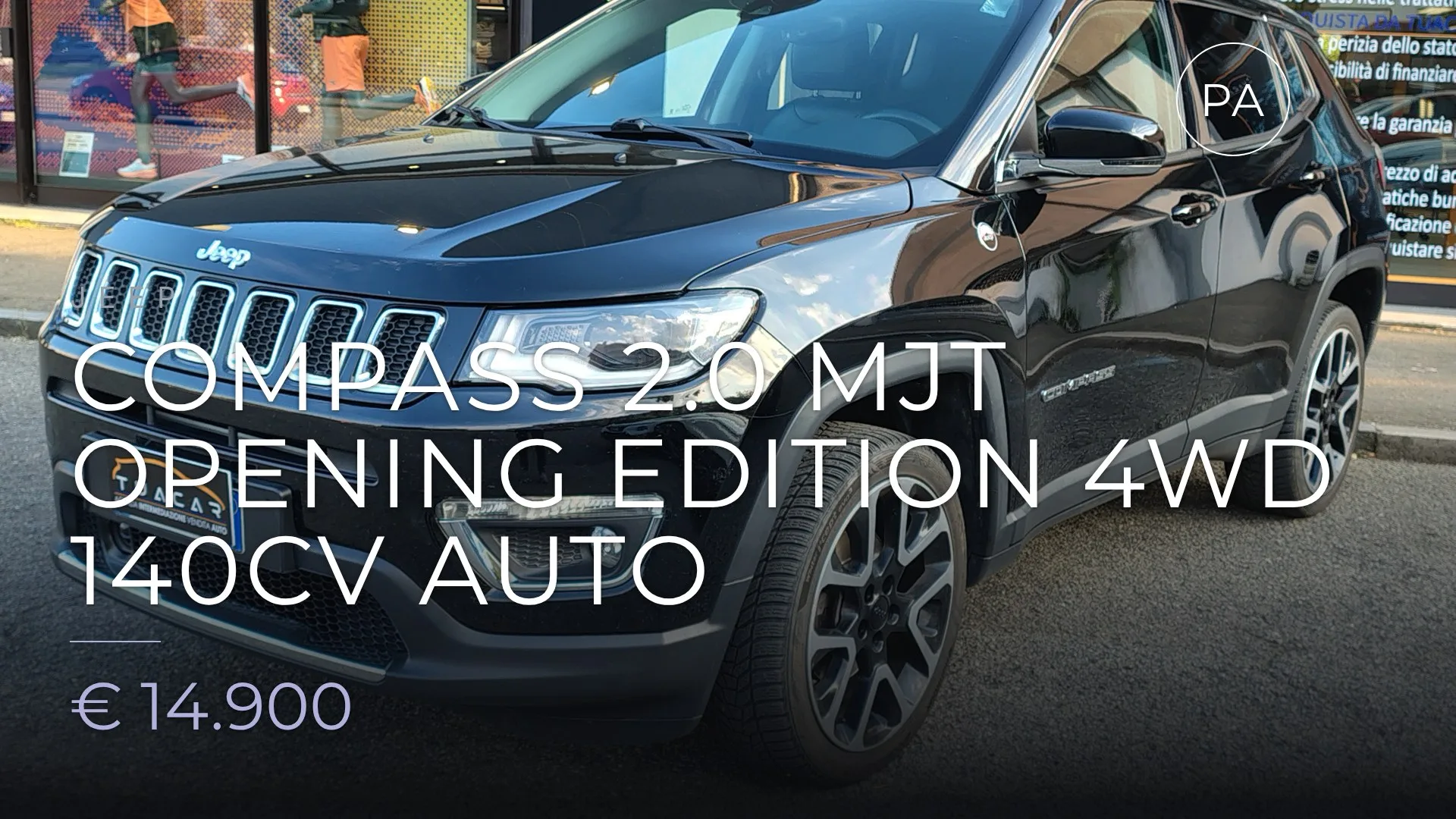 Jeep Compass 2.0 mjt Opening Edition 4wd 140cv auto 2017