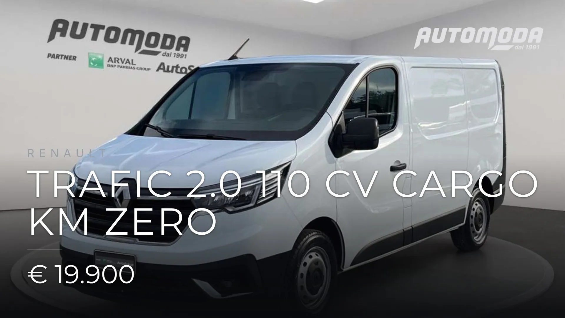 RENAULT Trafic 2.0 110 CV CARGO KM ZERO 2024