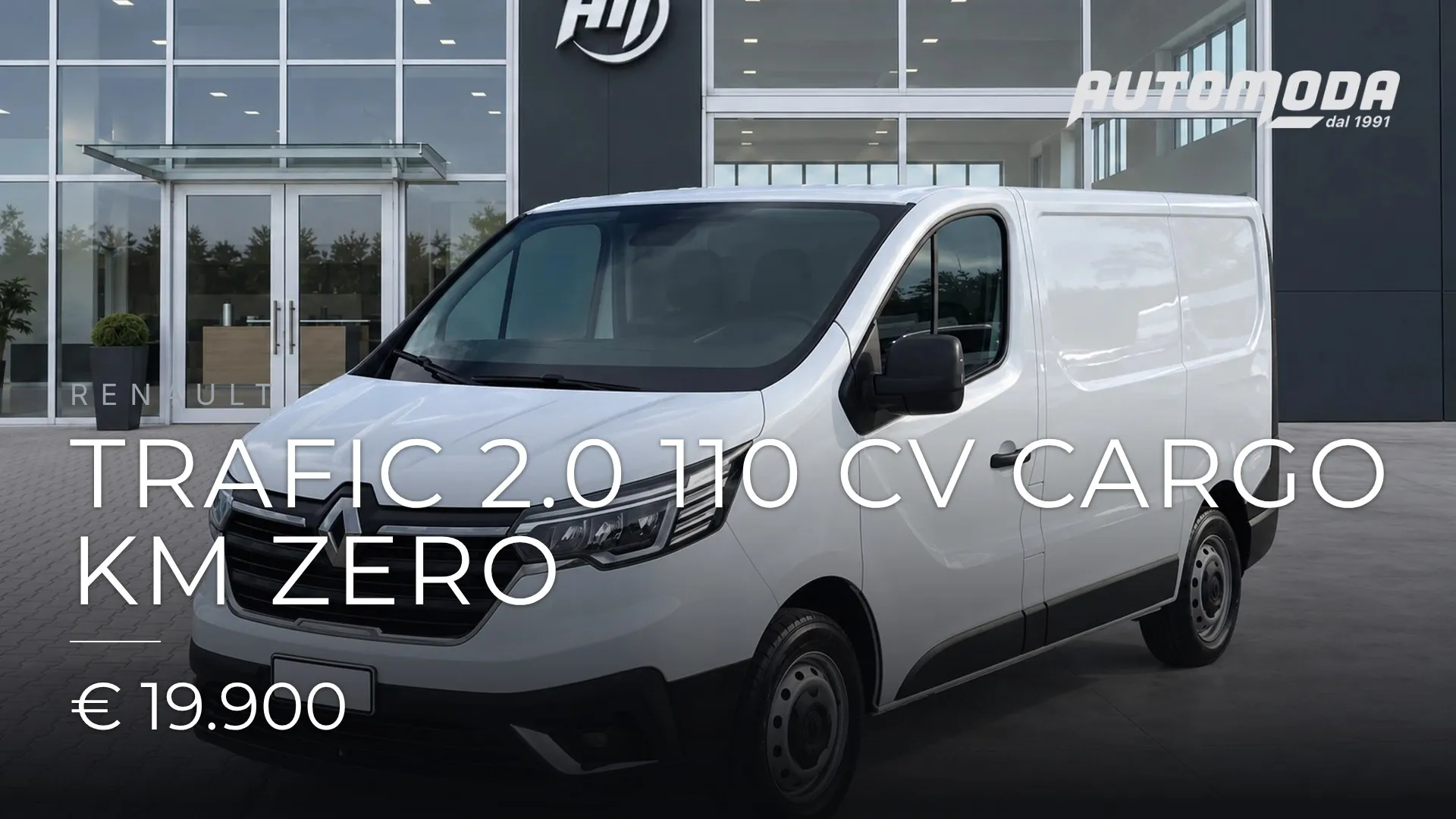 RENAULT Trafic 2.0 110 CV CARGO KM ZERO 2024