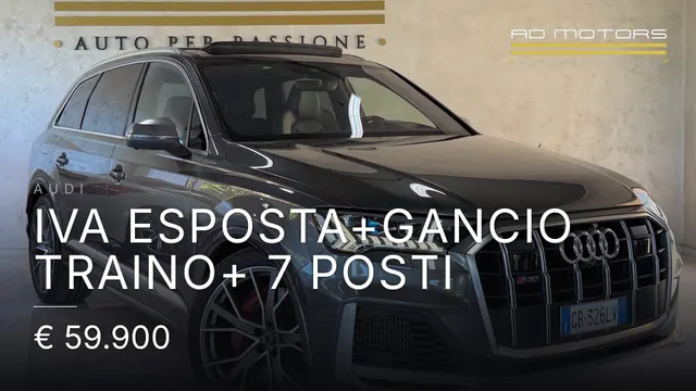 Audi IVA ESPOSTA+GANCIO TRAINO+ 7 POSTI 2019