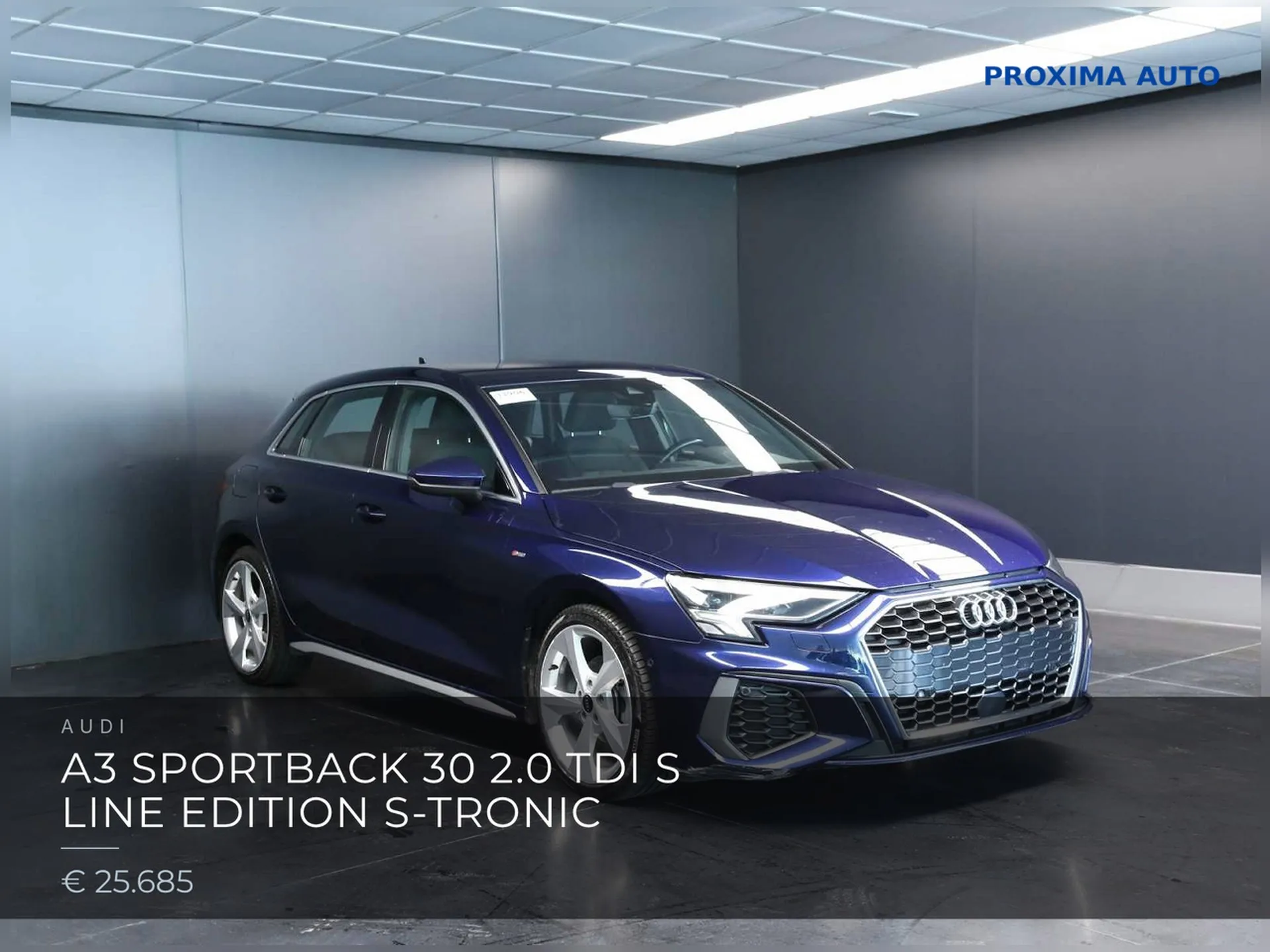 Audi A3 Sportback 30 2.0 tdi S line edition s-tronic 2023