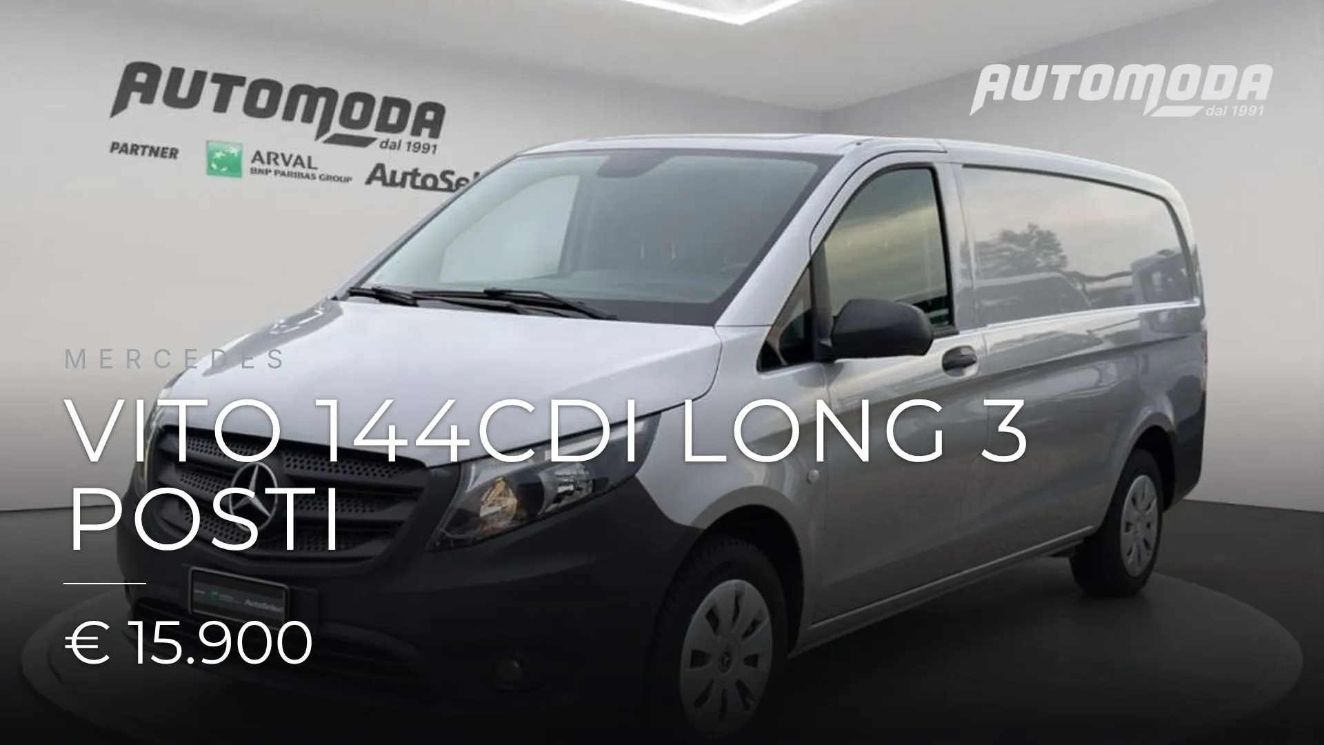 MERCEDES Vito 144CDI LONG 3 POSTI 2019