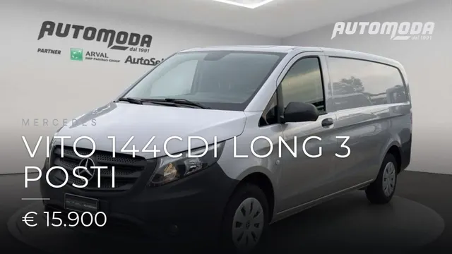 MERCEDES Vito 144CDI LONG 3 POSTI 2019