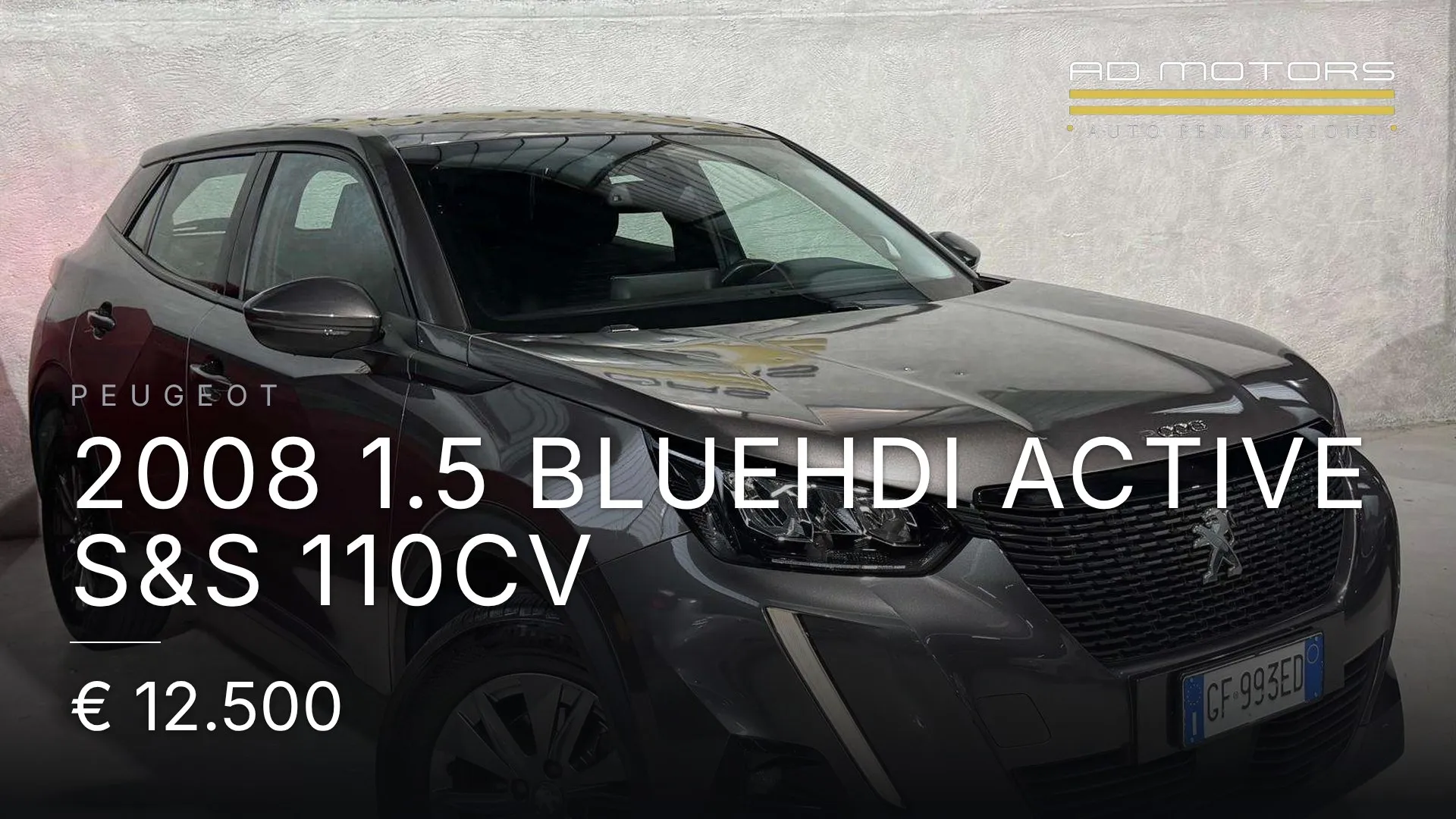Peugeot 2008 1.5 bluehdi Active s&s 110cv 2021