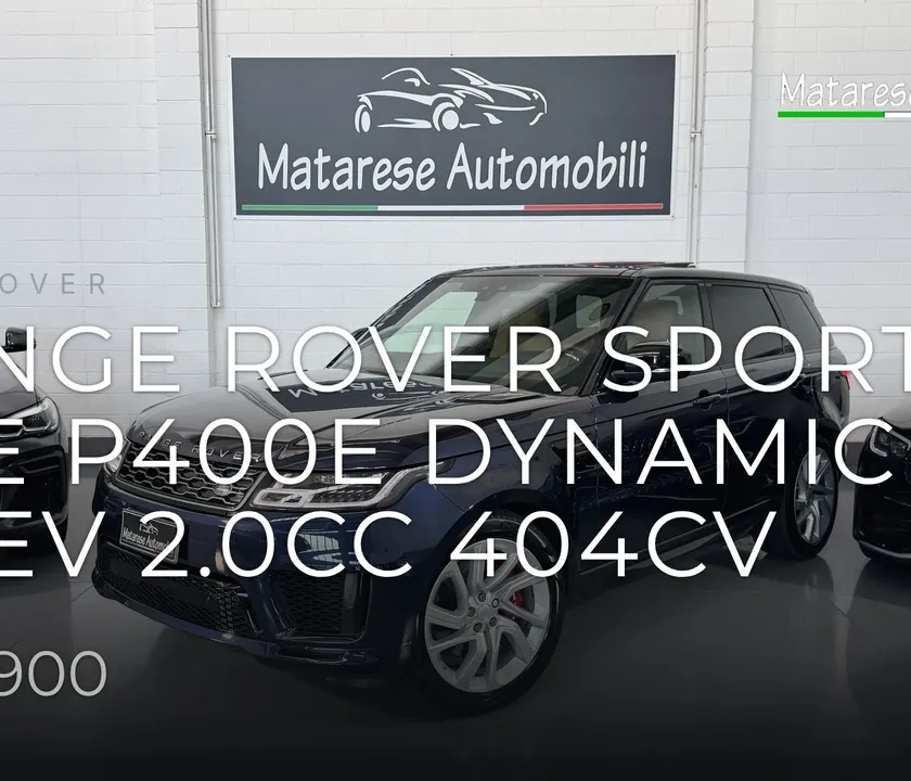 Land Rover Range Rover Sport HSE P400e Dynamic PHEV 2.0cc 404cv Tetto apribile+Gancio Traino 2019