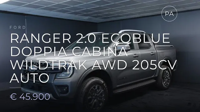 Ford Ranger 2.0 ecoblue doppia cabina Wildtrak awd 205cv auto 2026