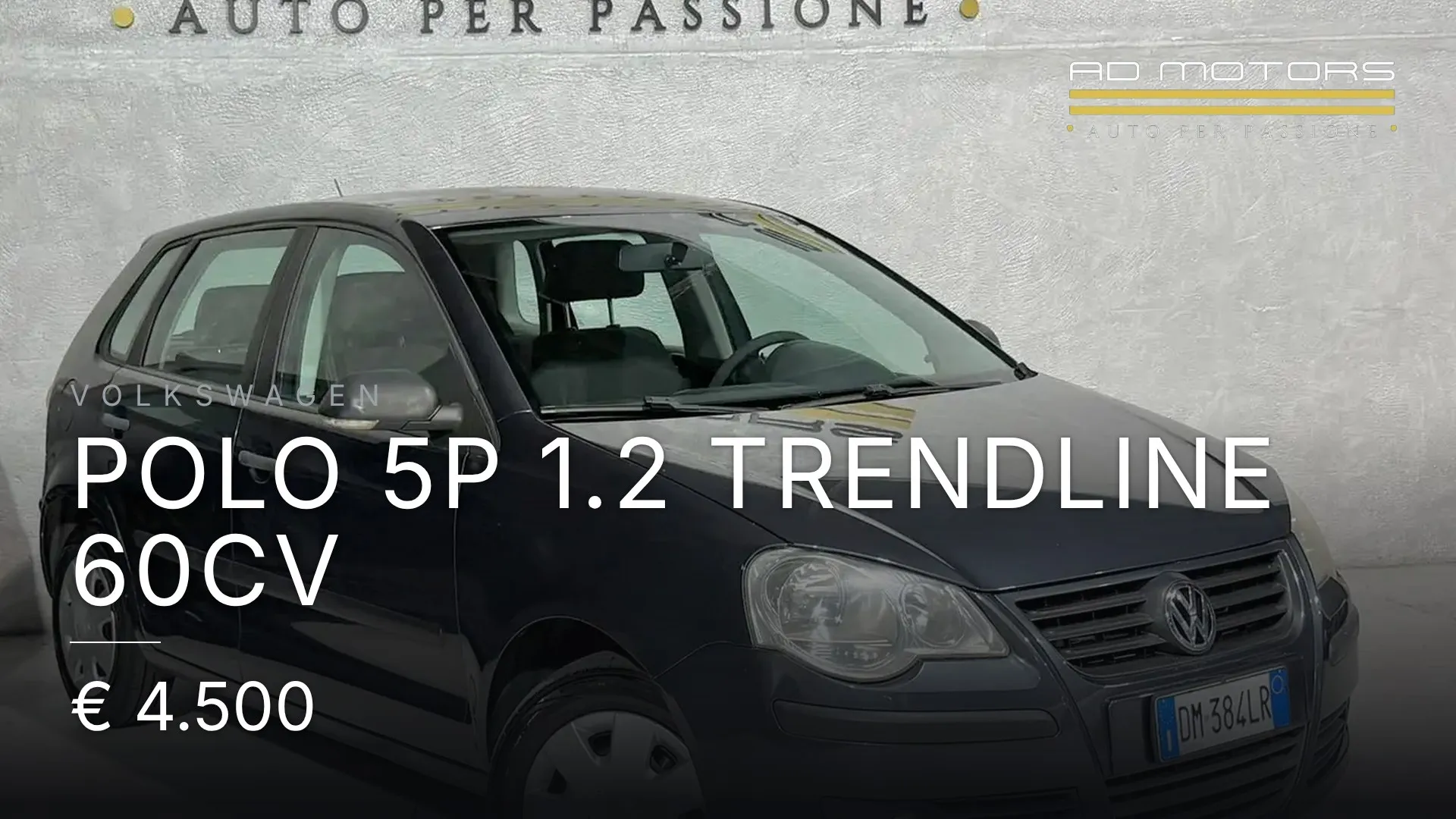 Volkswagen Polo 5p 1.2 Trendline 60cv 2008
