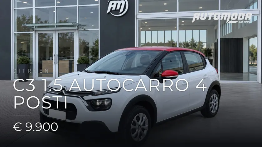 Citroen C3 1.5 AUTOCARRO 4 POSTI 2022