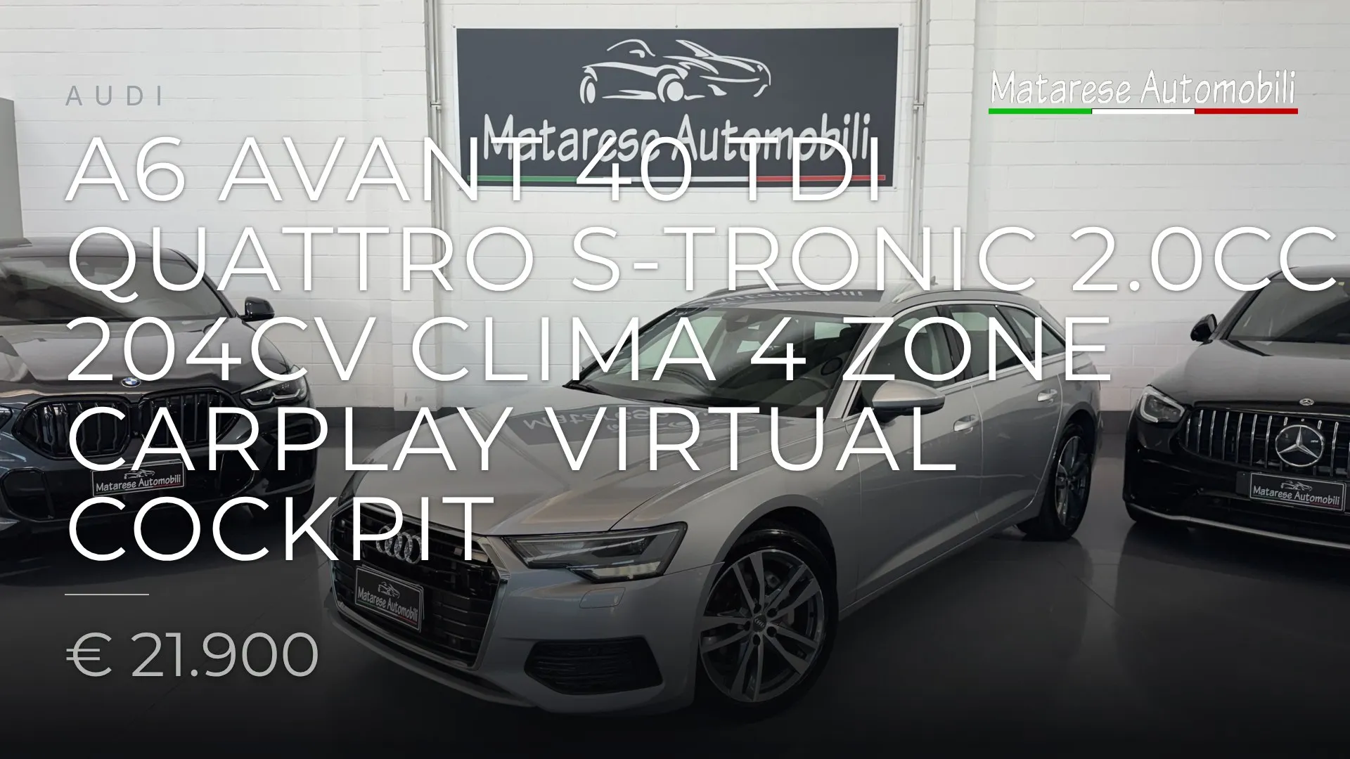 Audi A6 Avant 40 TDI quattro s-tronic 2.0cc 204cv Clima 4 zone CarPlay Virtual Cockpit 2019