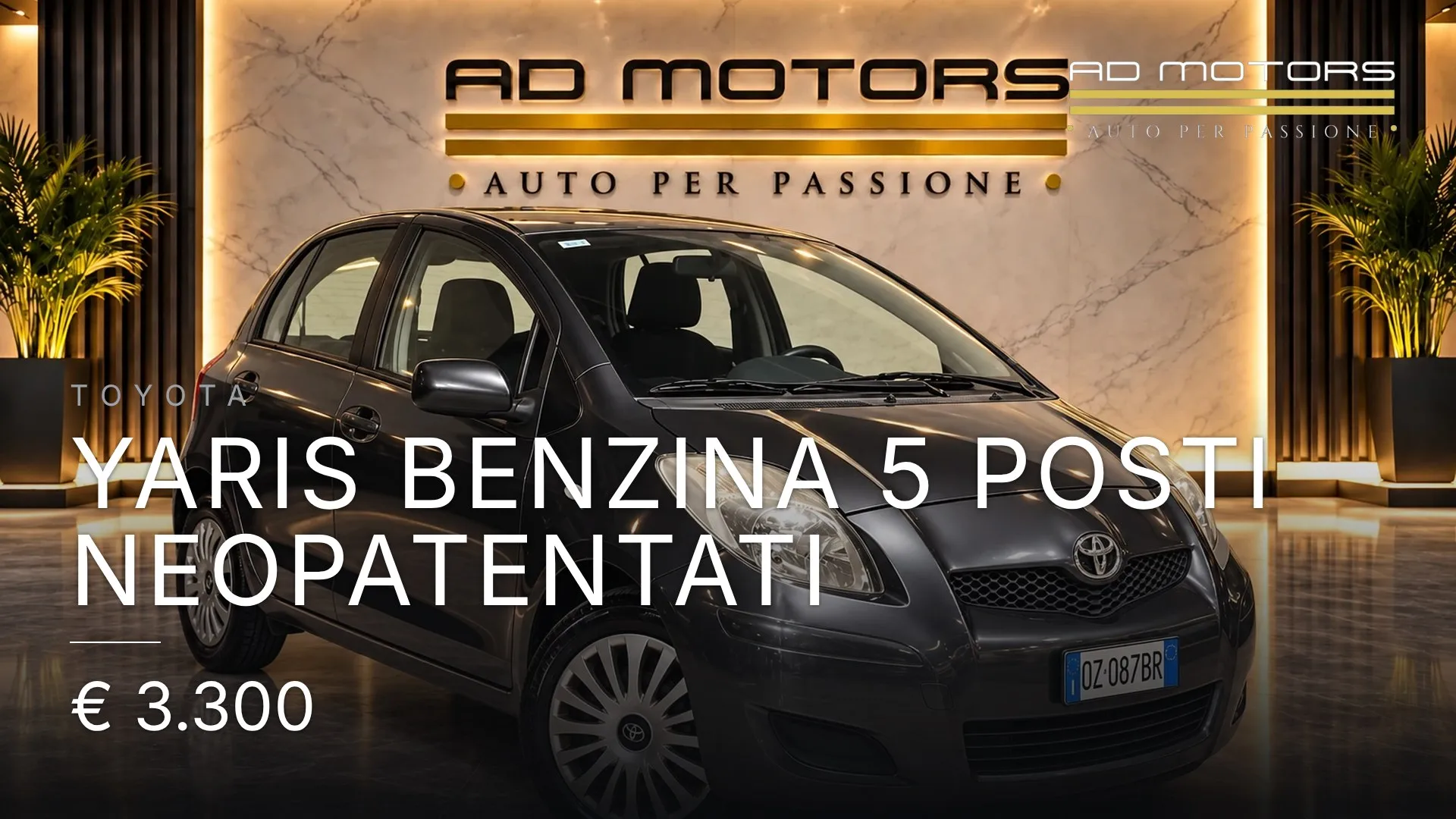 Toyota Yaris Benzina 5 posti Neopatentati 2009