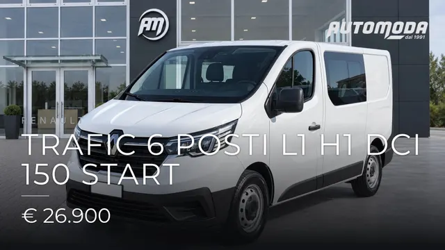 Renault Trafic 6 posti L1 H1 dCi 150 Start 2024