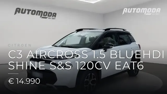 Citroen C3 Aircross 1.5 bluehdi Shine s&s 120cv eat6 2022