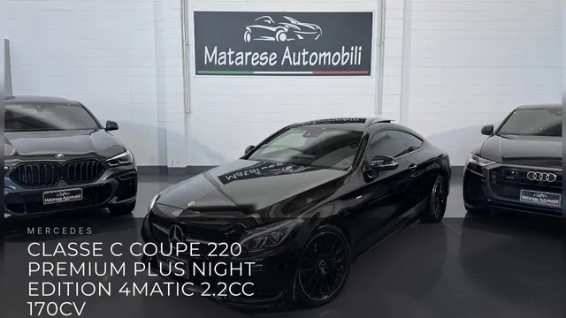 Mercedes Classe C Coupe 220 Premium Plus NIGHT EDITION 4Matic 2.2CC 170CV 2018