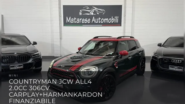 Mini Countryman JCW ALL4 2.0cc 306cv CarPlay+HarmanKardon Finanziabile 2019