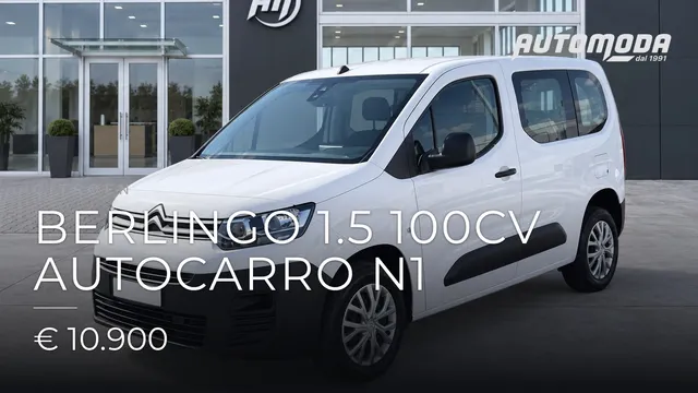 Citroen Berlingo 1.5 100CV Autocarro N1 2022