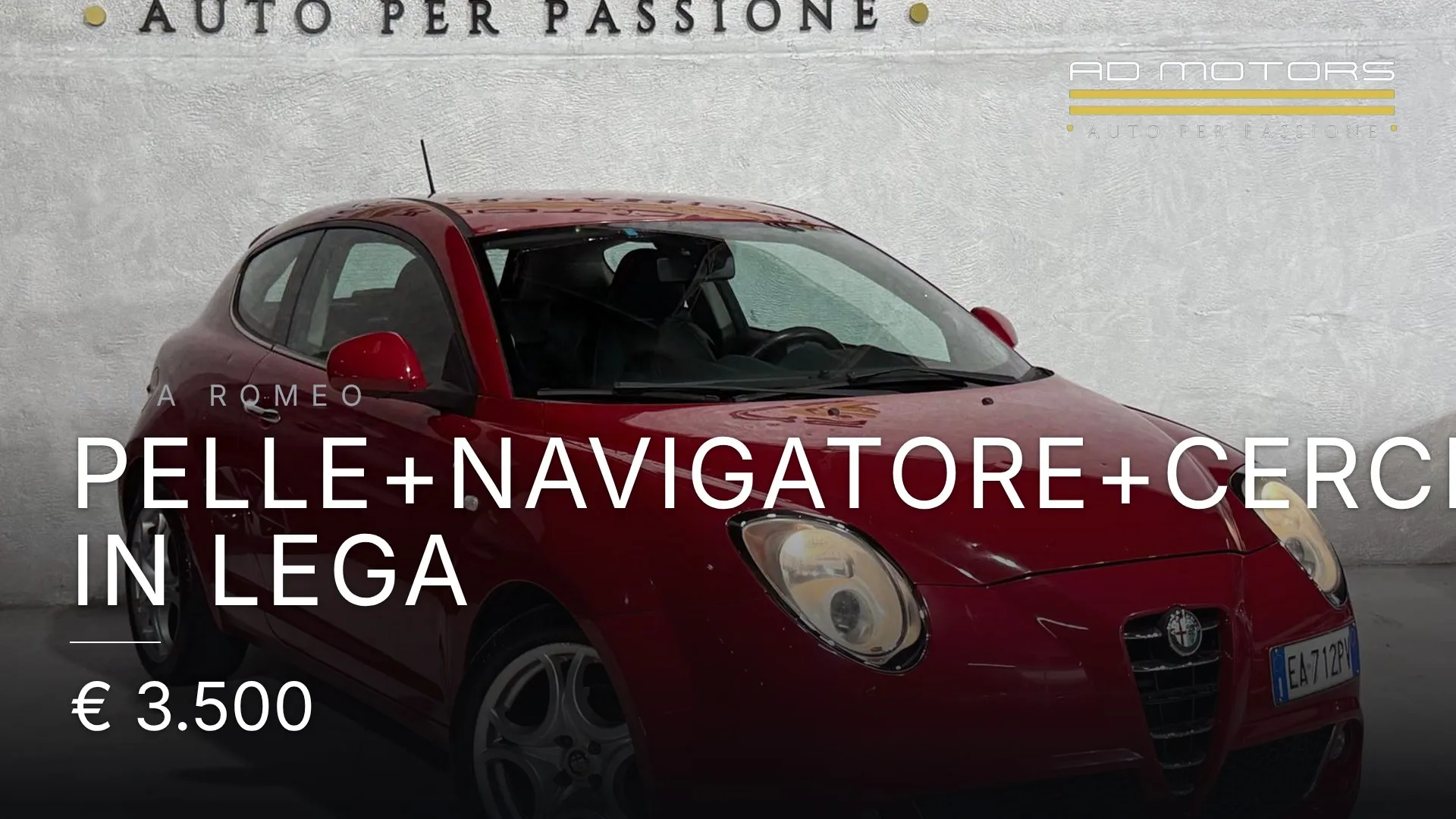 Alfa Romeo Pelle+Navigatore+Cerchi in lega 2010