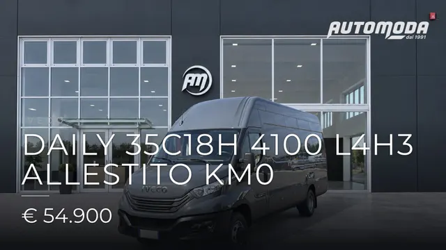 IVECO Daily 35C18H 4100 L4H3 ALLESTITO KM0 2026
