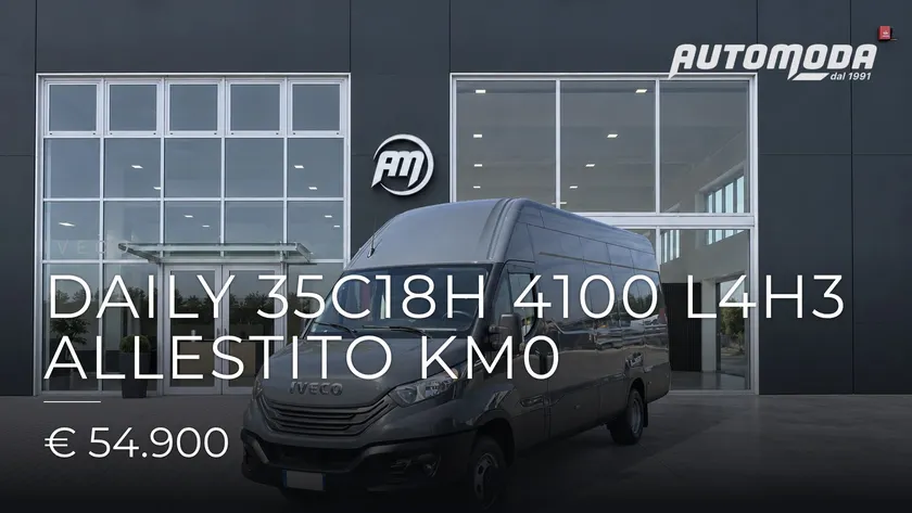 Iveco Daily 35C18H 4100 L4H3 ALLESTITO KM0 2026