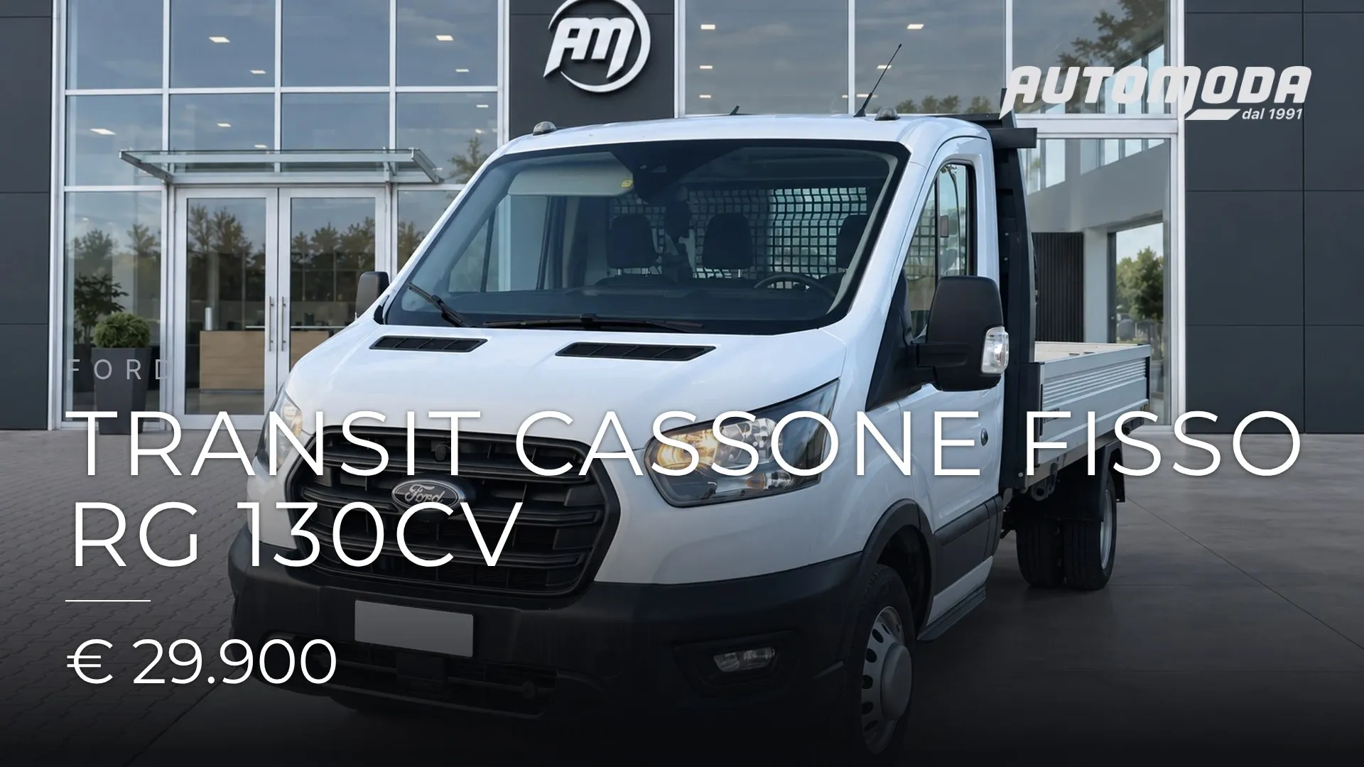 FORD Transit CASSONE FISSO RG 130CV 2024