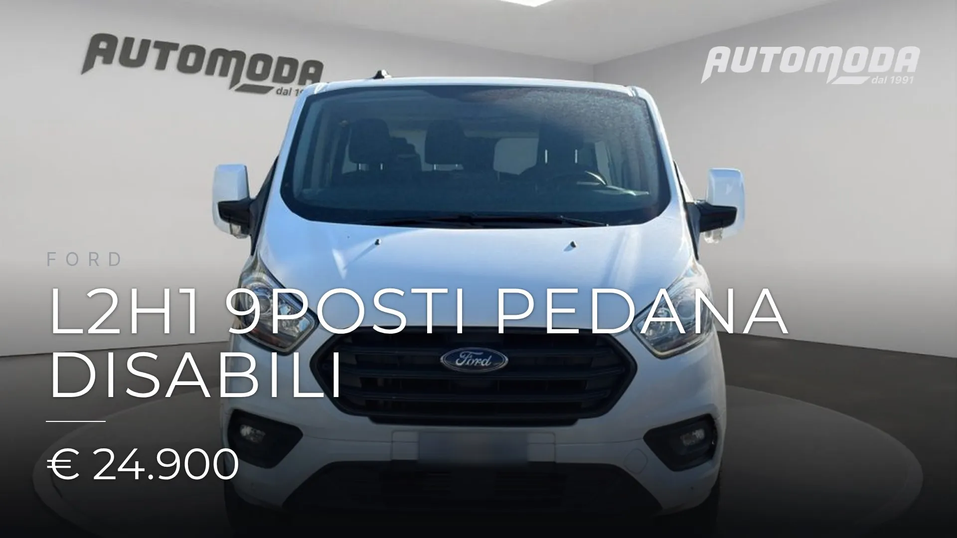 FORD L2H1 9POSTI PEDANA DISABILI 2021