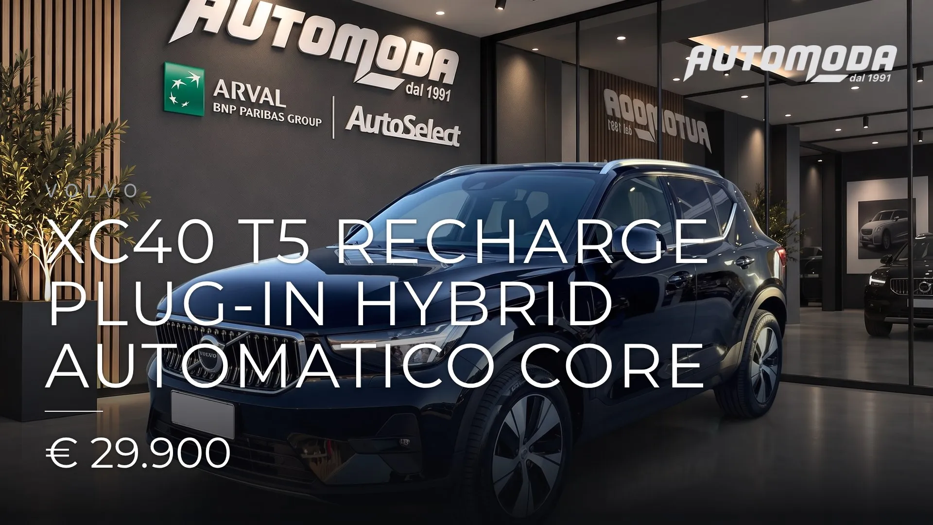 Volvo XC40 T5 Recharge Plug-in Hybrid automatico Core 2023