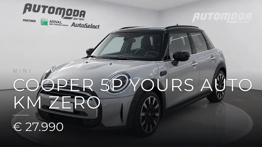 Mini Cooper 5P Yours AUTO KM ZERO 2023