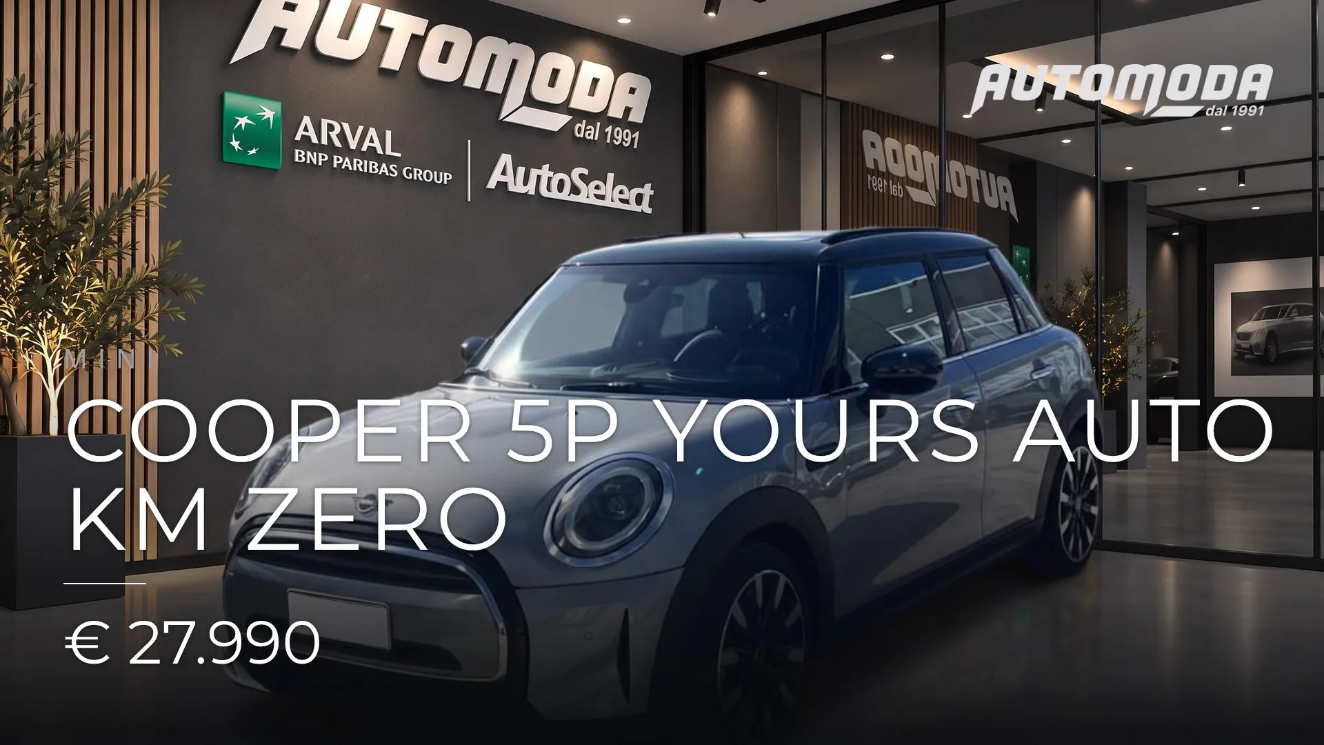 Mini Cooper 5P Yours AUTO KM ZERO 2023