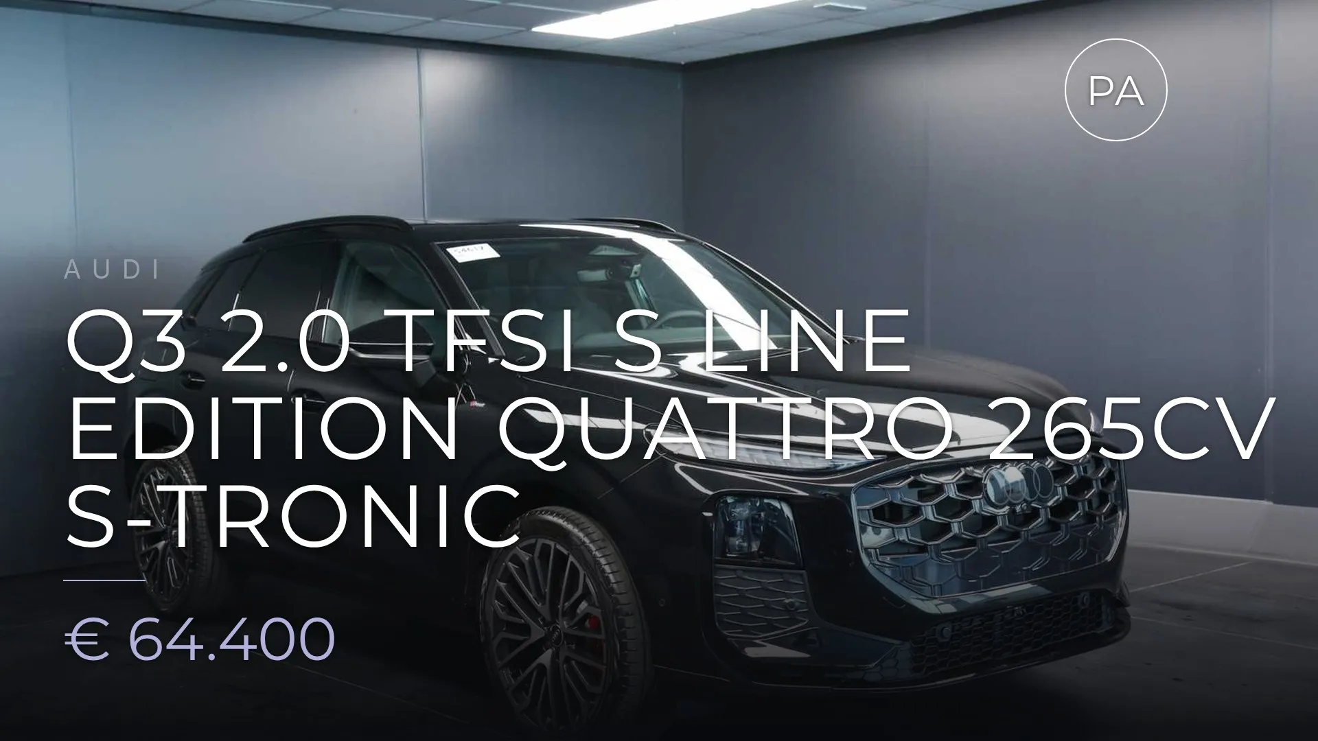 Audi Q3 2.0 tfsi S line edition quattro 265cv s-tronic 2026