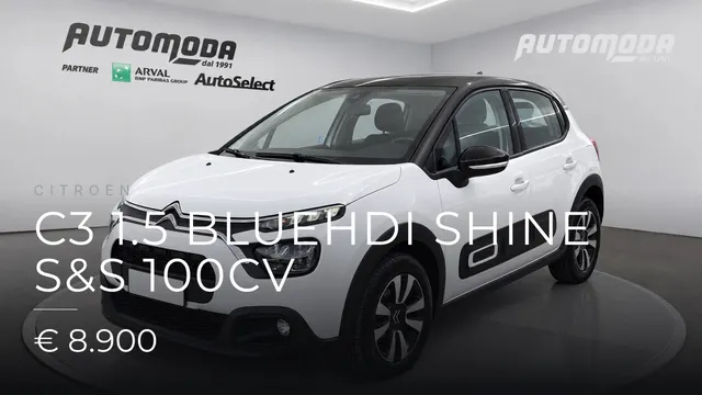 Citroen C3 1.5 bluehdi Shine s&s 100cv 2020