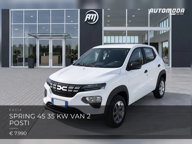 Dacia Spring 45 35 KW VAN 2 POSTI 2024