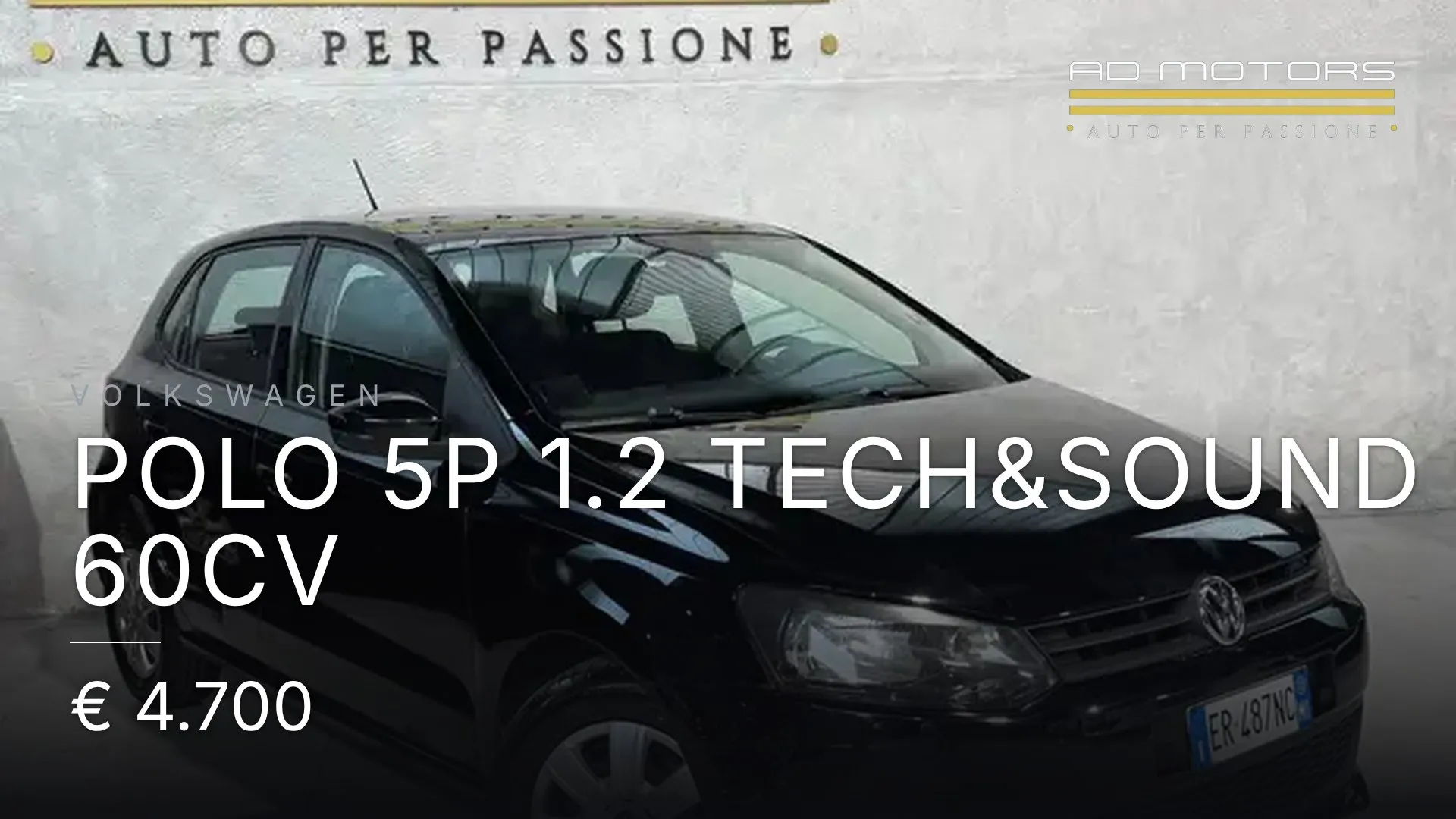 Volkswagen Polo 5p 1.2 Tech&Sound 60cv 2013