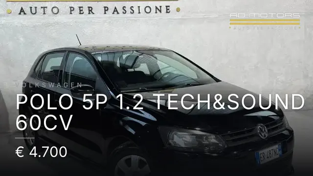 Volkswagen Polo 5p 1.2 Tech&Sound 60cv 2013
