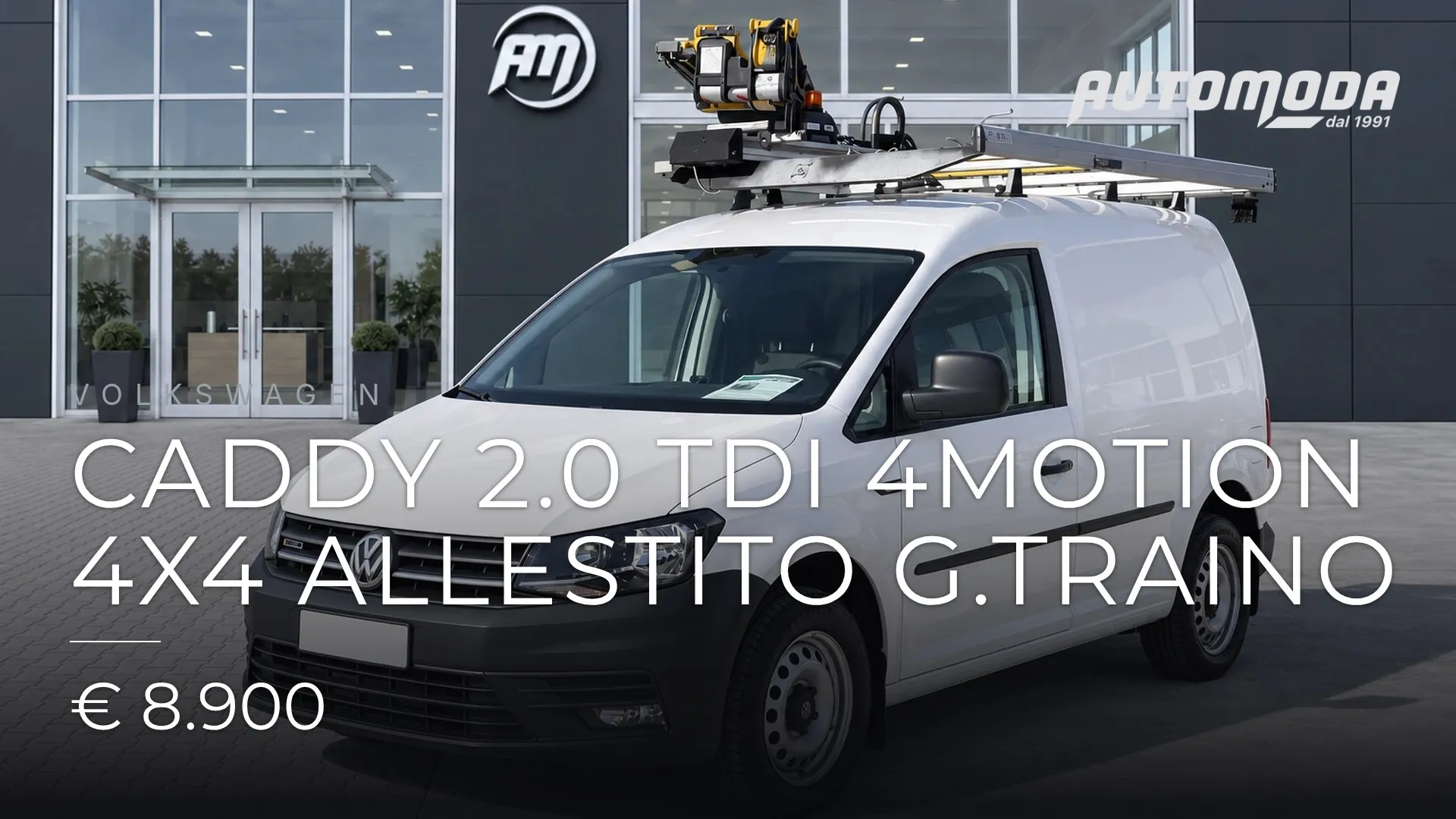 Volkswagen Caddy 2.0 TDI 4MOTION 4X4 ALLESTITO G.TRAINO 2019