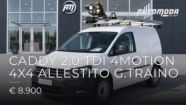 Volkswagen Caddy 2.0 TDI 4MOTION 4X4 ALLESTITO G.TRAINO 2019