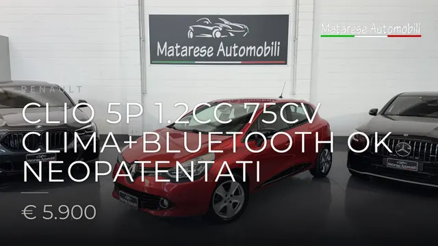 Renault CLIO 5p 1.2cc 75cv Clima+Bluetooth OK Neopatentati 2013